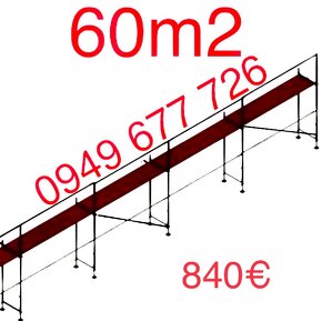 Predám lešenie stavebné lešenie kvalitne certifikované - 13