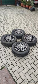 Predám 4kusi zimných kolies na skoda Fabia 185/65 R14 5x100 - 13