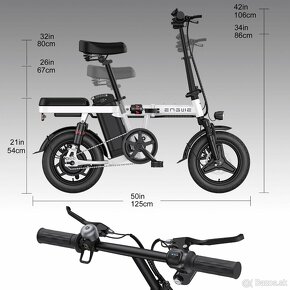Predám skladací elektro bicykel - 13
