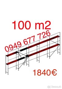 Predam lešenie nové Plettac , Layher a Modulové lešenie - 13