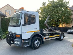 Mercedes ATEGO 1218 HÁKOVÝ NOSIČ KONTAJNEROV - 13