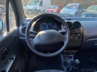 Daewoo Matiz 0.8i 93 tis km 2x el.okna nové ČR servo - 13