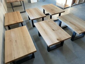 Masívny konferenčný dubový stôl - 13