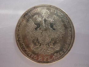 Vzácny 2 florin 1859 B v krásnom stave - 13