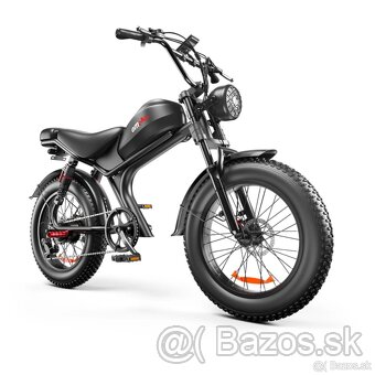 Štýlový fat ebike Emoko,20x4..0",1000W,20Ah 960Wh,50km/h,80 - 13