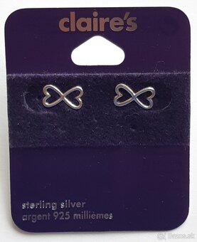 Strieborne nausnice - Claires - 13