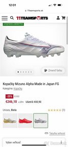 Kopacky Mizuno Alpha Made in Japan FG - 13