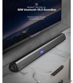 Blitzwolf Pro TV soundbar 60W - nový a zabalený - 13