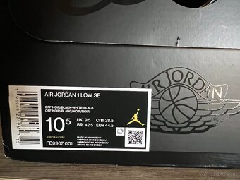 Nike Jordan 1 Low - Black Elephant Limited NOVÉ - 13