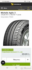 Letné Michelin 215/60 R16 C Agilis 109/107 T - 13