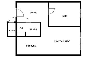 1,5 izbový byt 42m2, Raketová ulica, Košice Nad Jazerom - 13