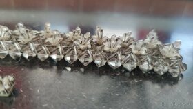 Starožitné šperky brošne, český granát - 13