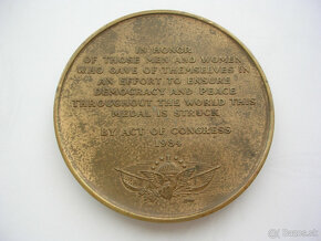 masívna AE medaila 1984 Vietnam Veterans National Medal - 13