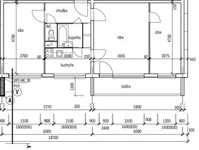 3 IZB. BYT po REKONŠTRUKCII s LOGGIOU,KOŠICE-TREBIŠOVSKÁ - 13