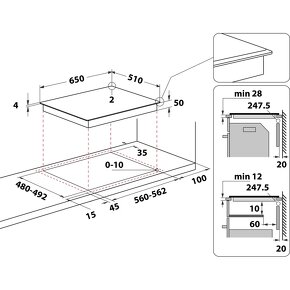 Indukčná sklokeramická varná doska Whirlpool - WF S9365 BF/I - 13