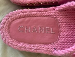 Luxusné krásne šlapky CHANEL velkosť 37/38 - 13