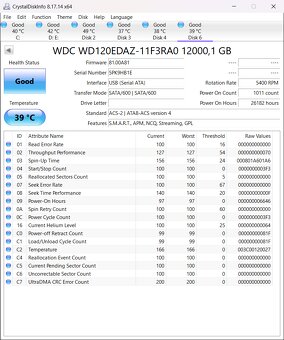 3,5" HDD 12TB Western Digital WD120EDAZ CMR - 13