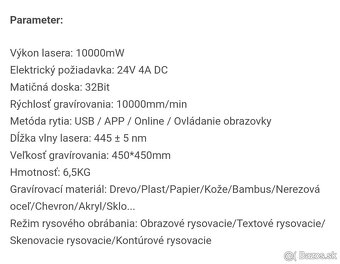 Laserový gravírovač Geekcreit X TWOTREES TS2 - nový - 13