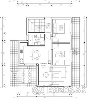 CHORVÁTSKO - Apartmán s výhľadom na more (S3-Z) - MANDRE, PA - 13