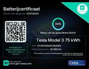 TESLA MODEL 3 PERFORMANCE LONG RANGE DUAL MOTOR 4×4 377KW/51 - 13