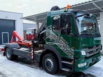 MERCEDES-BENZ ATEGO 1218 HÁKOVÝ NOSIČ HYDRAULICKÁ RUKA HIAB - 13