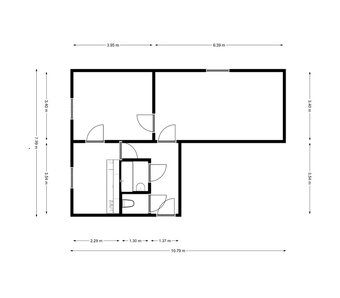 PREDAJ 2 izbový byt, 58 m2, Handlová, 1 Mája - 13