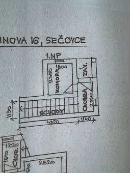 3-izbový byt, 71 m2, garáž, záhrada, v centre mesta Sečovce - 13