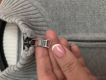 TOMMY HILFIGER pánsky svetrik na zips L/XL - 13