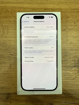 Apple iPhone 15 Pro 256GB – TOP stav - 13