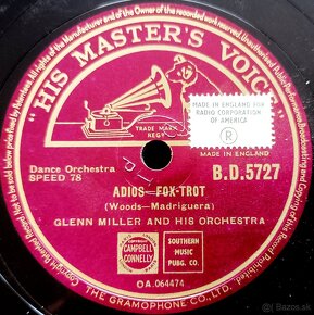 Glenn Miller Orchestra – tři šelakové gramodesky 1940/1941 - 13