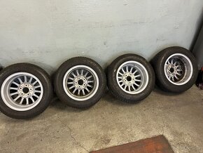 Mercedes zimné 195/65 r15, disky 15x6,5j, 5x112 - 13