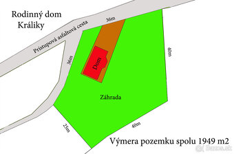 TICHÁ LOKALITA / RODINNÝ DOM / KRÁLIKY / pozemok 1949 m2 / - 13