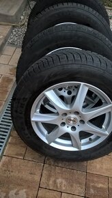 Elektrony ENZO 5x114  + 225/65 R17 102H ZIMA cca 7-8mm  RAV4 - 13