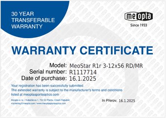 Meopta Meostar R1r 3-12x56 RD/MR so zárukou - 13