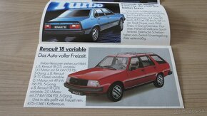 Prospekty Renault 50. až 90. léta. - 13