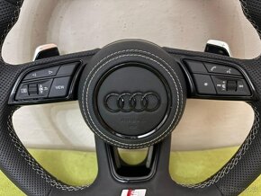 AUDI KOŽENÝ EXCLUSIVE VOLANT + AIRBAG + F1 PADLA - 13