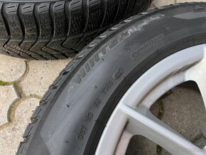 Set BMW 225/55 R17 Pirelli RSC + 5x112 + snímače - 13