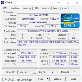 Predám 15,6" notebook Asus N53SV. - 13