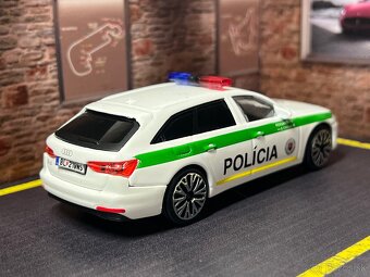 Audi A6 Avant Polícia SR 1:43 - tónované sklá, EVČ vozidla - 13