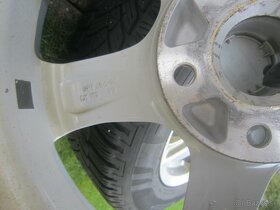 16" AL disky Dezent rozteč 112 so zimnimy pneu 215/60R16 - 13