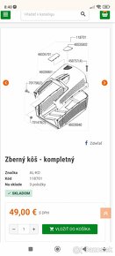 Predám Originál zberný koš na AL-KO 525 SP. - 13