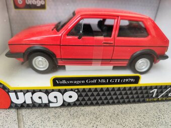 KOVOVÝ MODEL 1:24 ( OTVÁRATEĽNÉ DVERE ) - VW GOLF MK1 GTI - 13