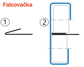 Profesionálna ručná ohýbačka plechu ZGR 3140/0,8/145° - 13