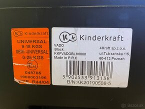 Detska autosedacka Kindercraft VADO black - 13