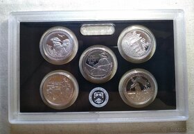 8x Strieborných proof sád "America the Beautiful" 2010-2017 - 13