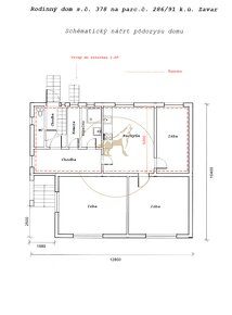 REZERVOVANÉ: 3izbový rodinný dom s pozemkom 696 m2 - Zavar - 13