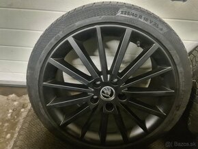 5X112 R18 ŠKODA +ZIMNE PNEU 225/40 R18 - 13