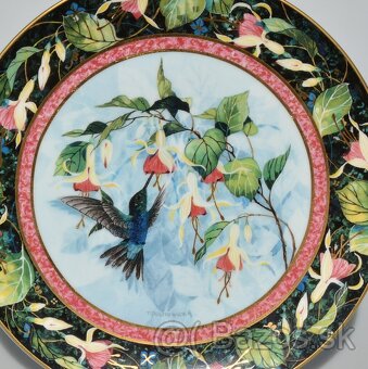 Royal Doulton - porcelánové taniere - Kolibríky - 13