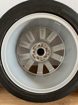 Orig. ŠKODA ALU Disky 16", 5x100, ET46 + DUNLOP 215/45 R16 - 13