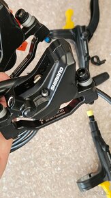 ✅ Shimano 4 piestove Br-Mt420 + Bl-Mt401 + D02S metal plat - 13